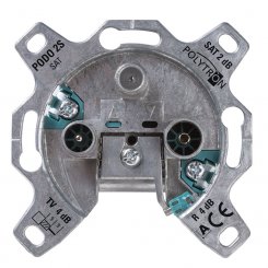 Polytron Einzeldose 3-loch 