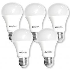 5 Stück Energizer LED Birne E27 9,5W 2700K Karton 