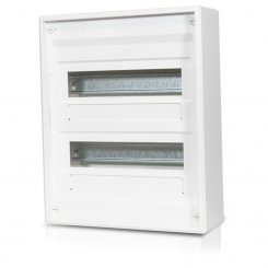 Kleinverteiler VISION Aufputz IP30 2-reihig 24+4TE 