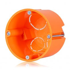 25 Stück Hohlwand Gerätedose E870 Ø 68mm 60mm tief für Rohrinstallation 