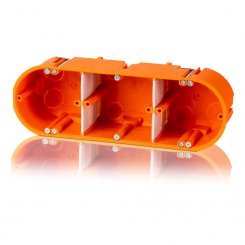 5 Stück Hohlwand Gerätedose 3-fach HW30 63mm tief 