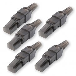 5 Stück RJ45 Stecker, CAT 6A, ungeschirmt 