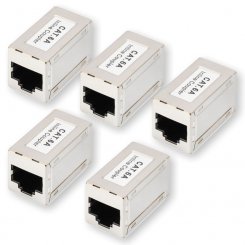 5 Stück RJ45 Kupplung CAT 6A 