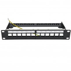 Keystone 12 Port Leerpanel 1HE 10" 