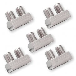 5 Stück F-Dosenverbinder  2 fach 