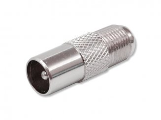 Adapter F-Buchse-IEC-Stecker 