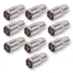 10 Stück F-Schnelladapter 