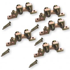 5 Stück F-Erdungsblock 2 fach 