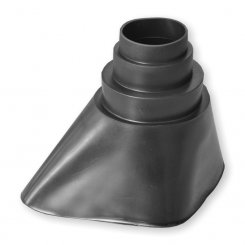 Gummitülle / Montagestutzen - schwarz 