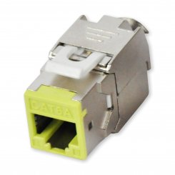 Koscom Keystone Modul CAT 6A - hellgrün - RJ45 Buchse, VE/1 Stck 