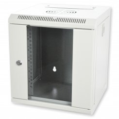 Koscom Netzwerkschrank 6HE Wandmontage 312x300x370mm (BxTxH) - 10" - montiert 