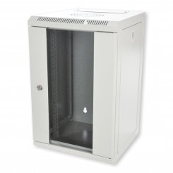 Koscom Netzwerkschrank 9HE Wandmontage 312x300x500mm (BxTxH) - 10" - montiert 