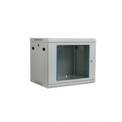 Koscom Wandschrank 9HE Wandmontage 600x450x503 (BxTxH) - 19" - montiert - grau 