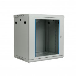 Koscom Wandschrank 12HE Wandmontage 600x450 (BxT) - 19" - montiert - grau 