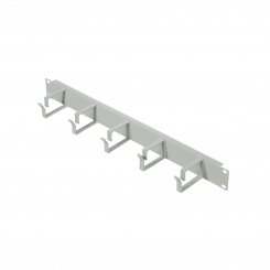 Kabelrangierpanel für Netzwerkschrank - 19" (483mm) grau 