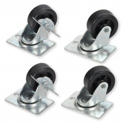 Koscom Laufrollen für 19" (483mm) Koscom Wandschränke mit Rollenvorbereitung der Pro Serie 