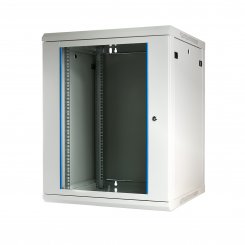 Koscom Wandschrank 15HE Wandmontage 600x600x770 (BxTxH) - 19" - montiert - grau 