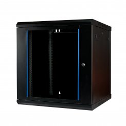 Koscom Wandschrank 12HE Wandmontage 600x600x636 (BxTxH) - 19" - montiert - schwarz 