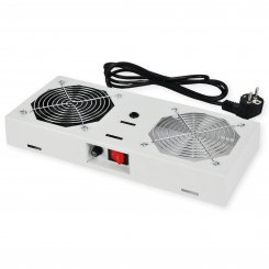 Koscom Dachlüftereinheit für 483 mm (19") Wandgehäuse - 1x Lüfter - grau 