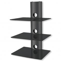 Multimedia Wandregal DRS 103 schwarz 