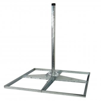 Flachdachständer für 50cm Platten - 2-teilig 